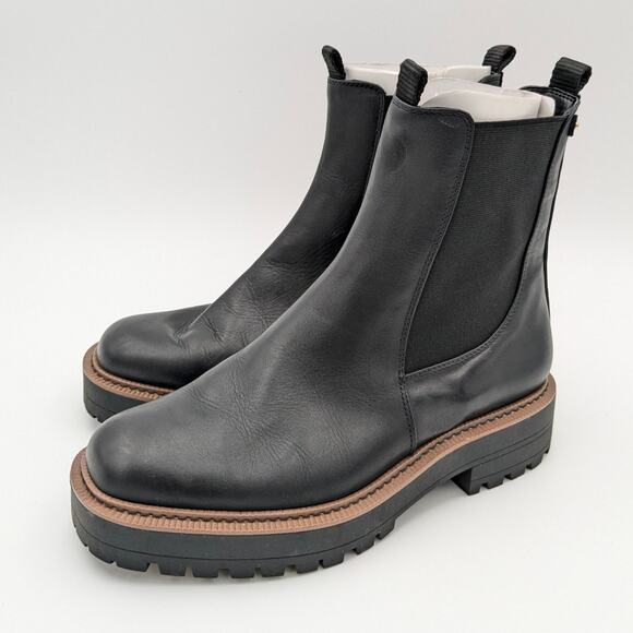 Sam Edelman LAGUNA CHELSEA BOOTS Women's size US8.5 Black - Picture 1 of 11